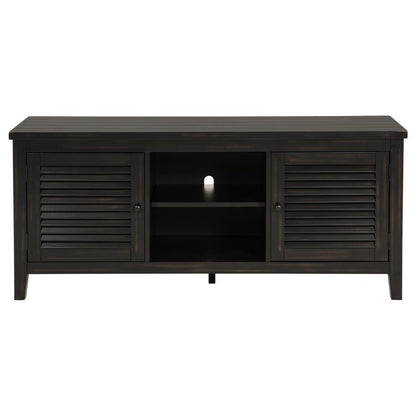 Concord - 2-Door TV Stand Console - Distressed Java Coaster Fine Furniture