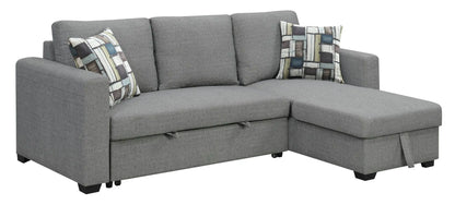 Pensole - Reversible Pop - Up Sleeper Sectional Emerald Home