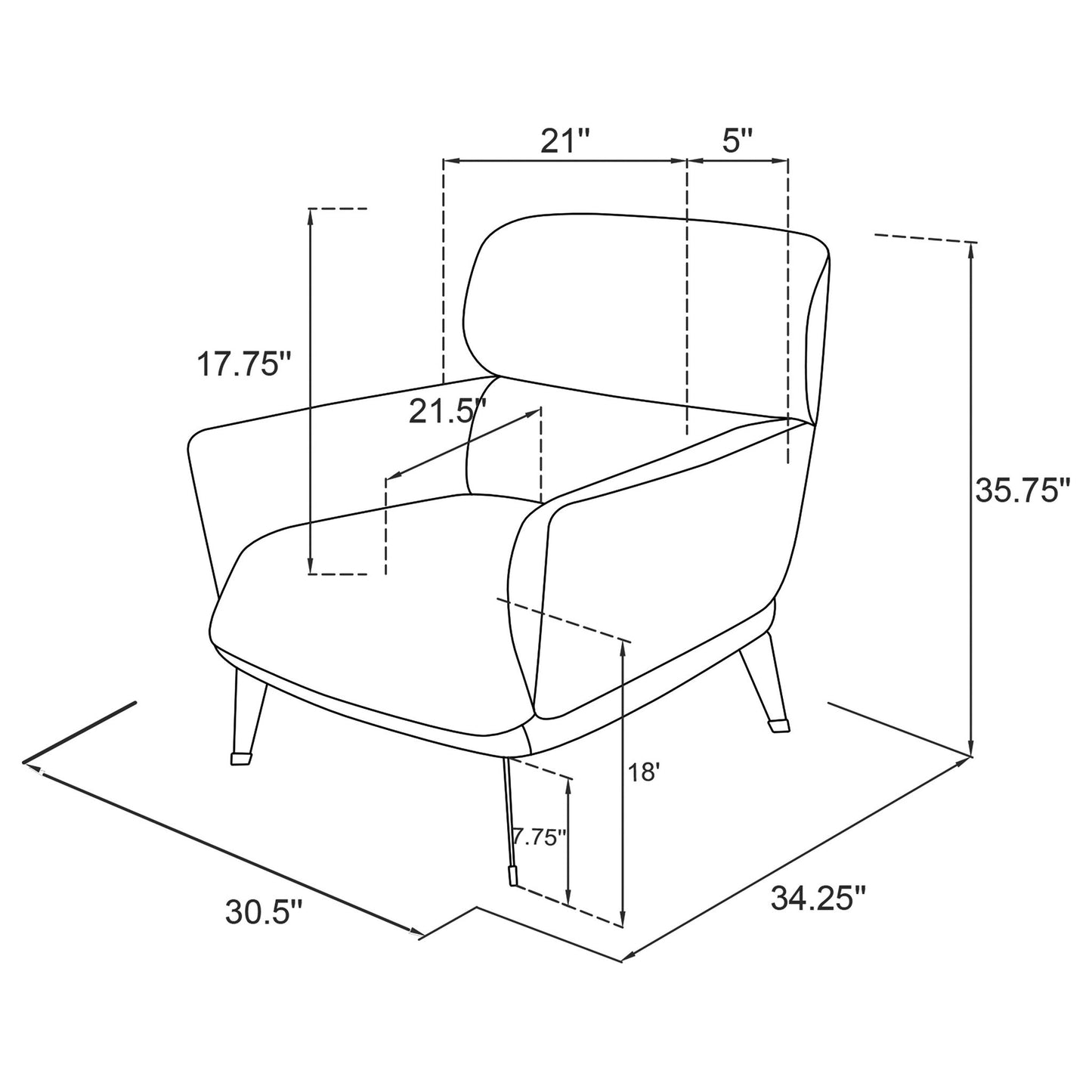 Fitzgerald - Accent Chair Furniture Max