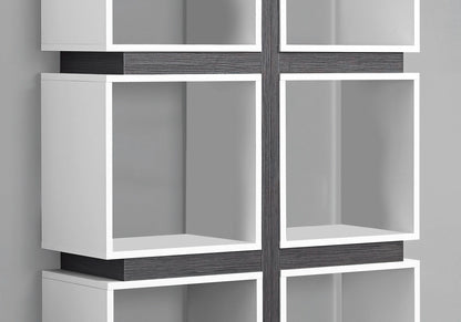 Bookshelf, Bookcase, Etagere, 5 Tier, For Office, Contemporary & Modern - White 8th Street