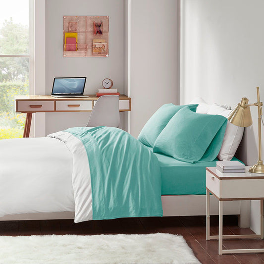 TwinAll Season Sheet Set - Aqua