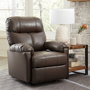 Picot Leather SpaceSaver Recliner Best Home Furnishings