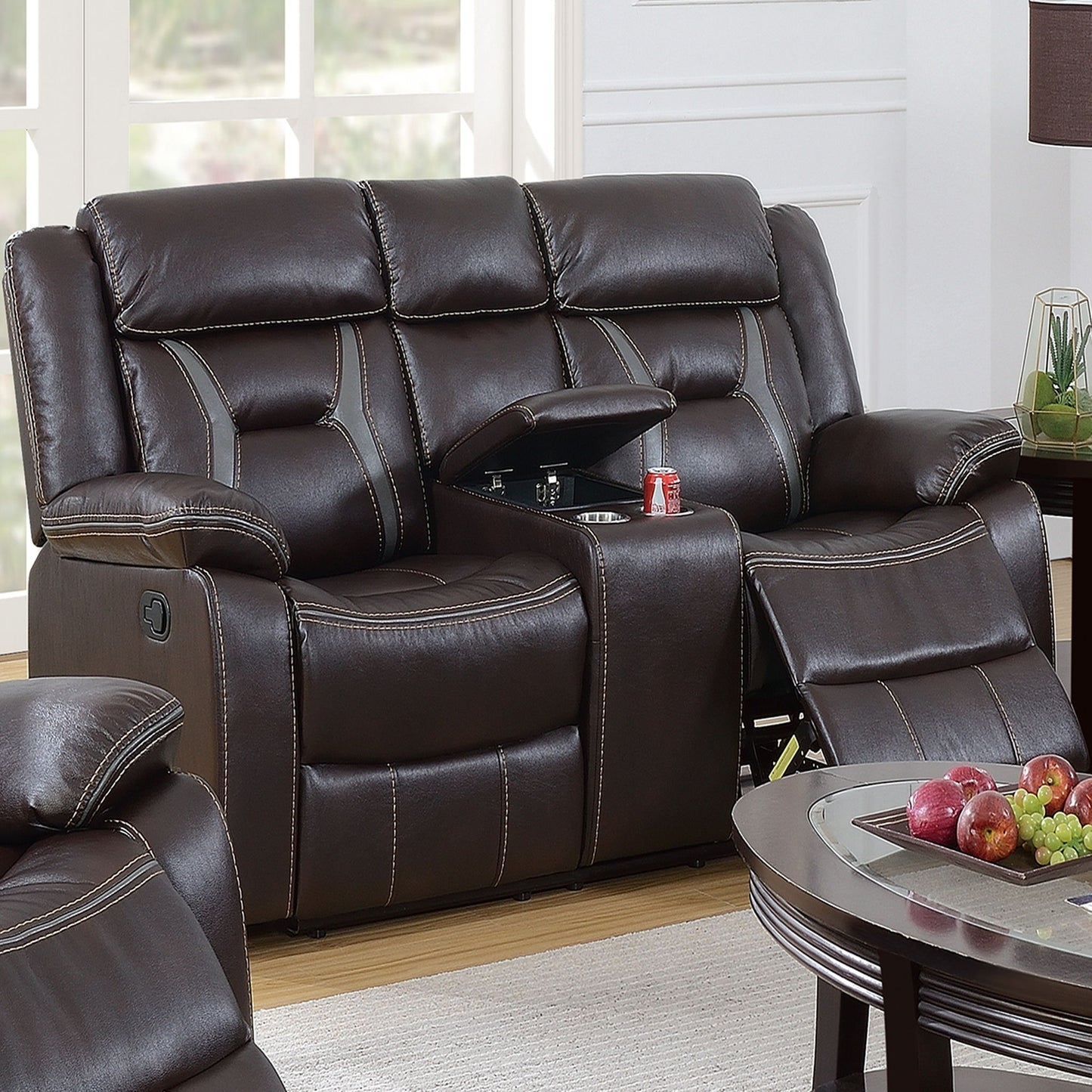 Living Room Set With Pillow Armrest And Tufted Backrest Home Essentials