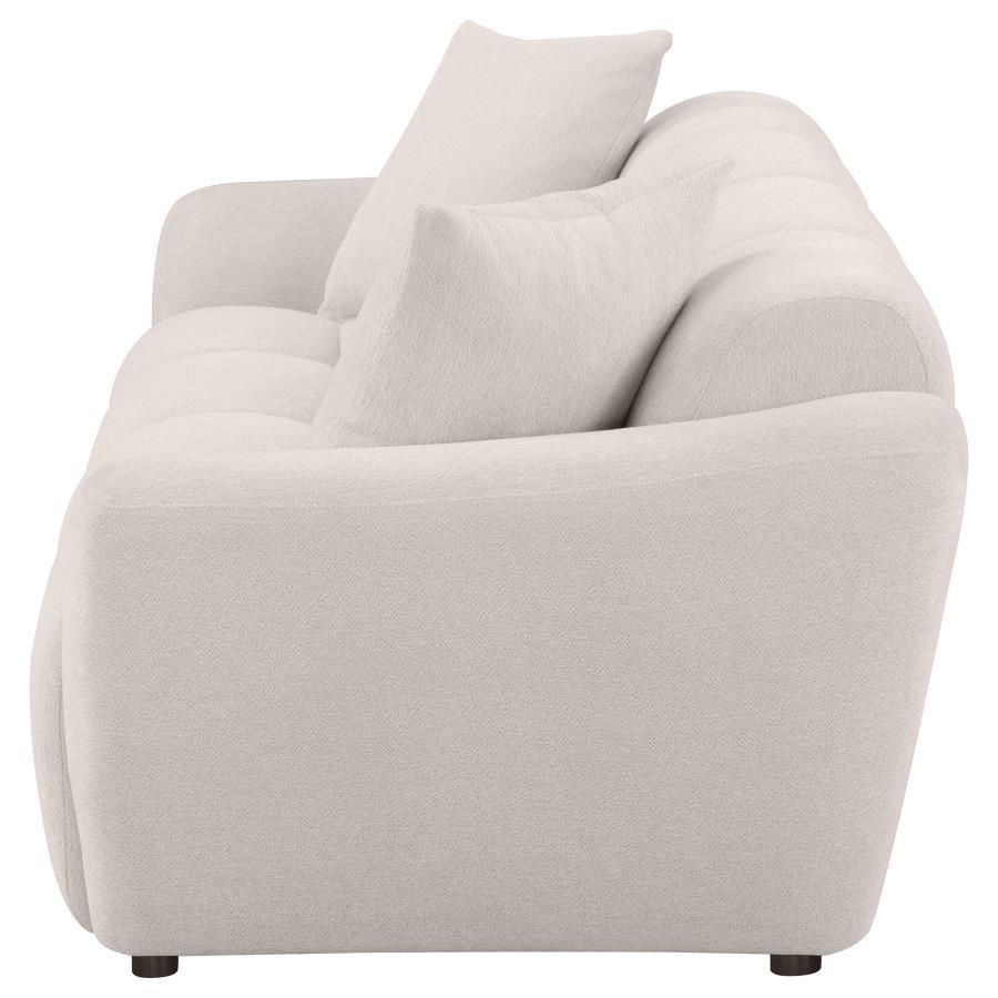 Destino - Chenille Upholstered Splayed Arm Sofa - Greige Coaster Fine Furniture