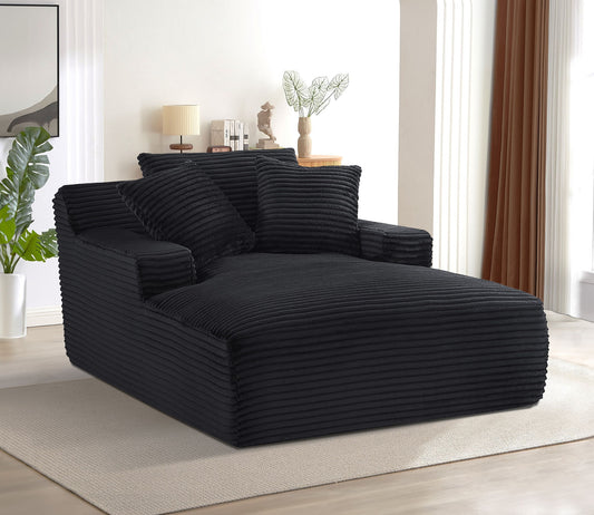 Cloudline - Oversized Chaise Lounge, Modern Comfy Couch With Full Foam Cushioning, Cozy Sleeper Sofabed - Snoozhouse