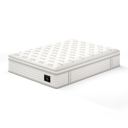 14'' Hybrid Mattress, Memory Foam & Pocket Springs For Pressure Relief Somnus Mattress USA