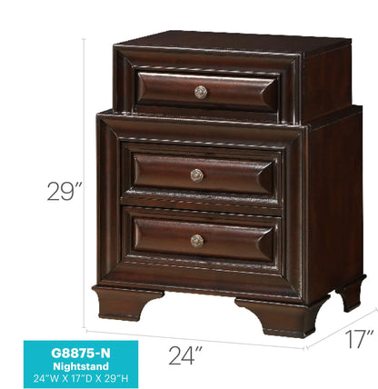 LaVita - Nightstand - Cappuccino Glory Furniture