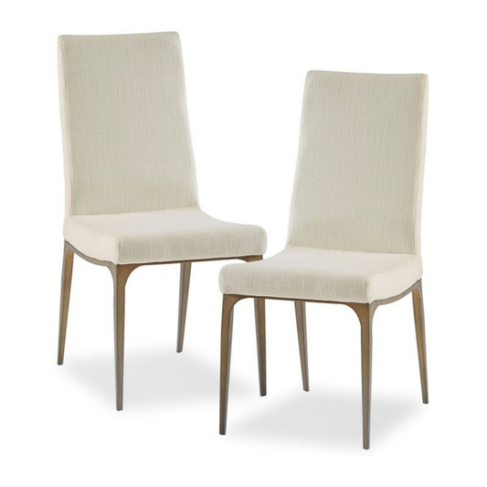 Captiva - Dining Side Chair With Upholstery (Set of 2) - Cream JLA
