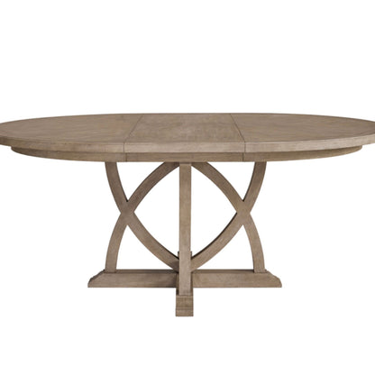 Round Dining Extendable Dining Table - Sand Bernards Furniture