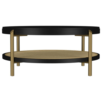 Arini - Round Coffee Table With Storage Shelf Coaster Fine Furniture