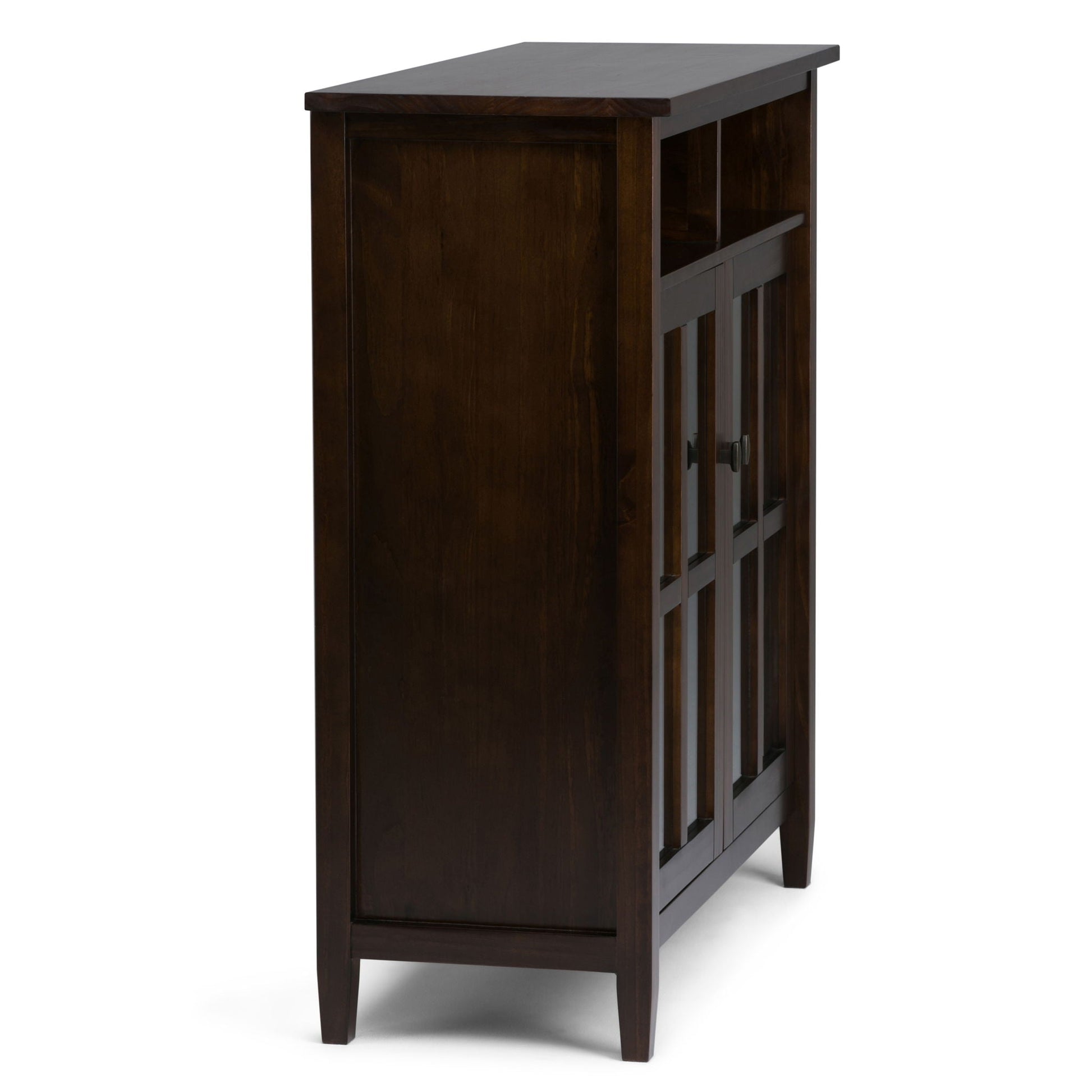 Warm Shaker - Handcrafted Medium Storage Media Cabinet Simpli-Home