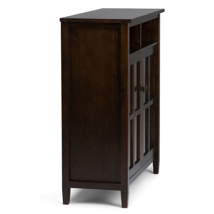 Warm Shaker - Handcrafted Medium Storage Media Cabinet Simpli-Home
