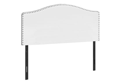 Queen Size, Bed Headboard Only, Upholstered, Transitional - White 8th Street