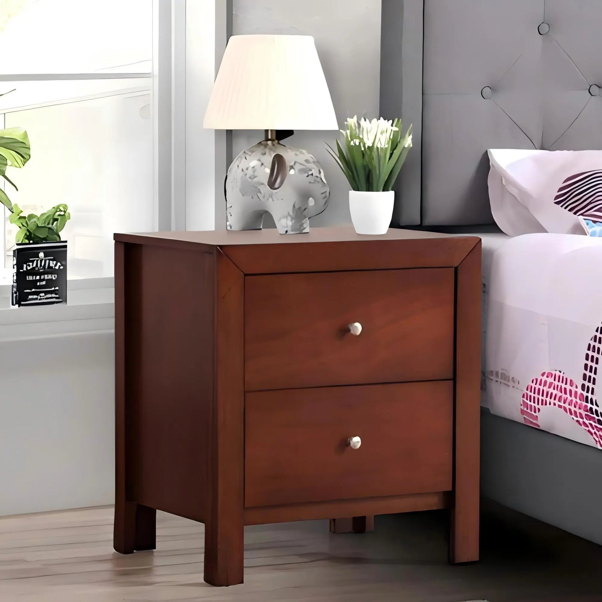 Charming Nightstand With Drawers Glory Furniture