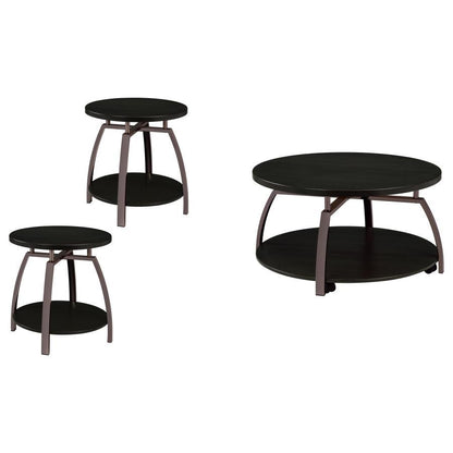 Dacre - Round Coffee And End Table Set Coaster Fine Furniture