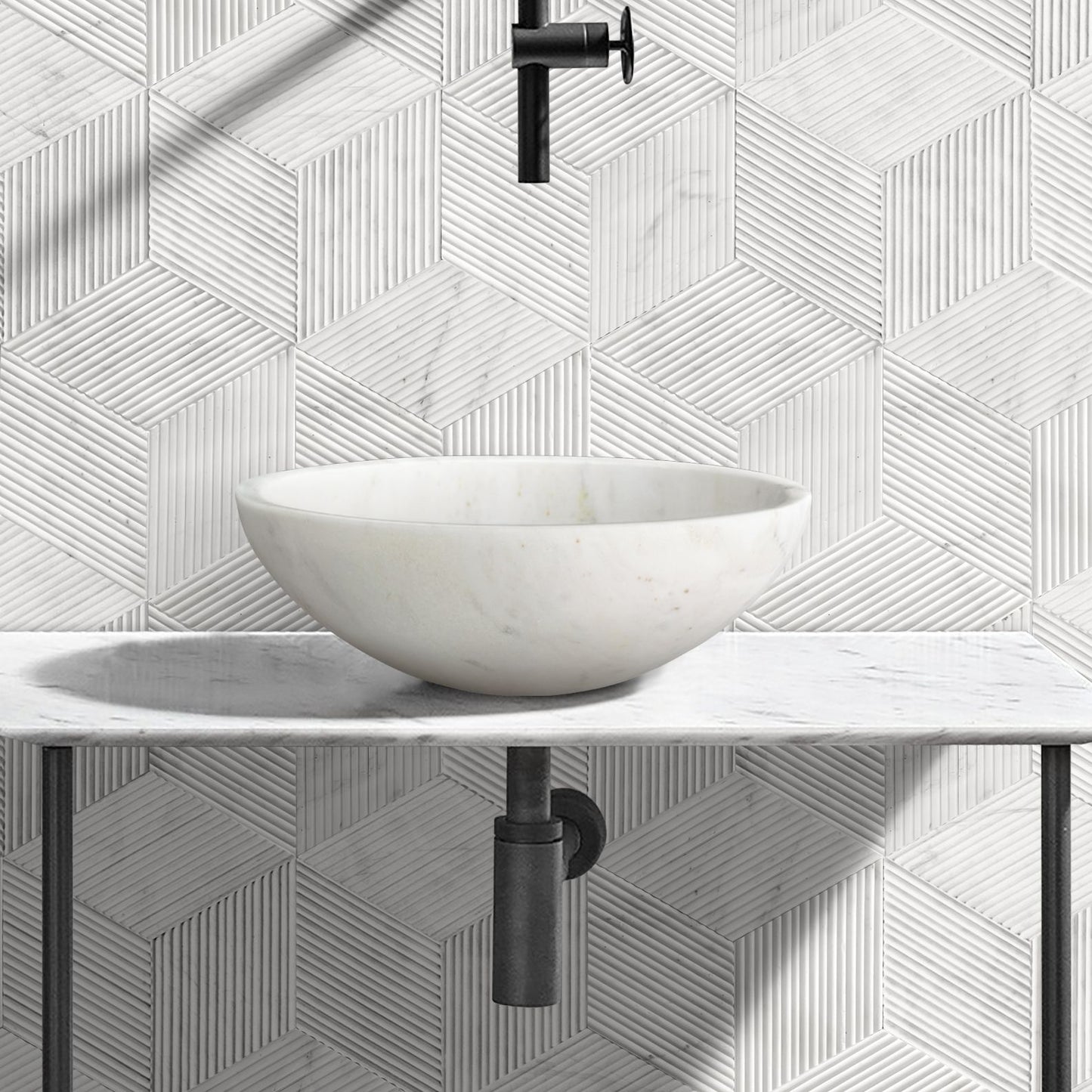 Bathroom Vessel Sink, Circular Design Daily Nest