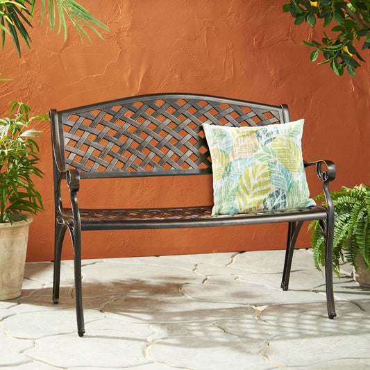 Spencer - Cast Bench - Copper Noble House