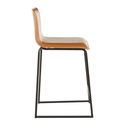 Mara - Upholstered Contemporary Counter Stool (Set of 2) Lumi Source