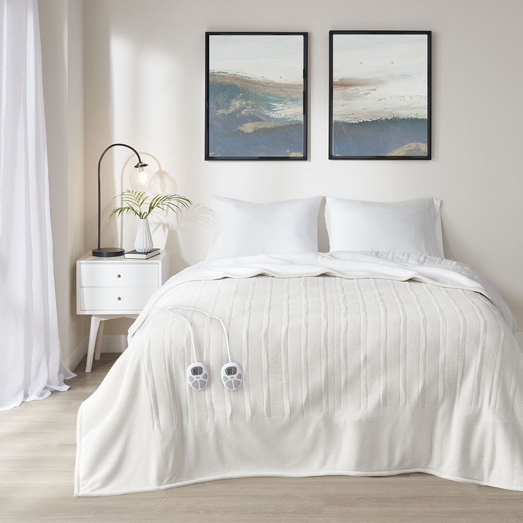 Full Heated Blanket - Ivory Serta