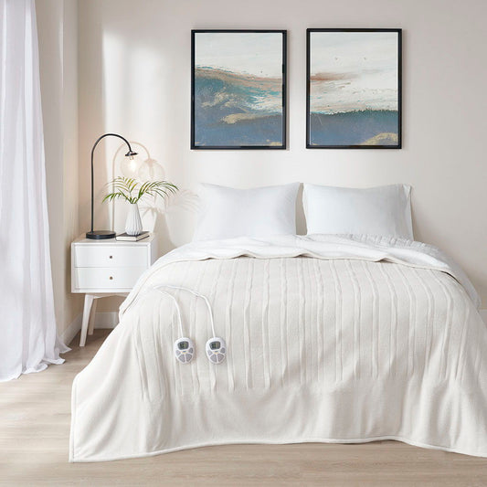 Full Heated Blanket - Ivory Serta