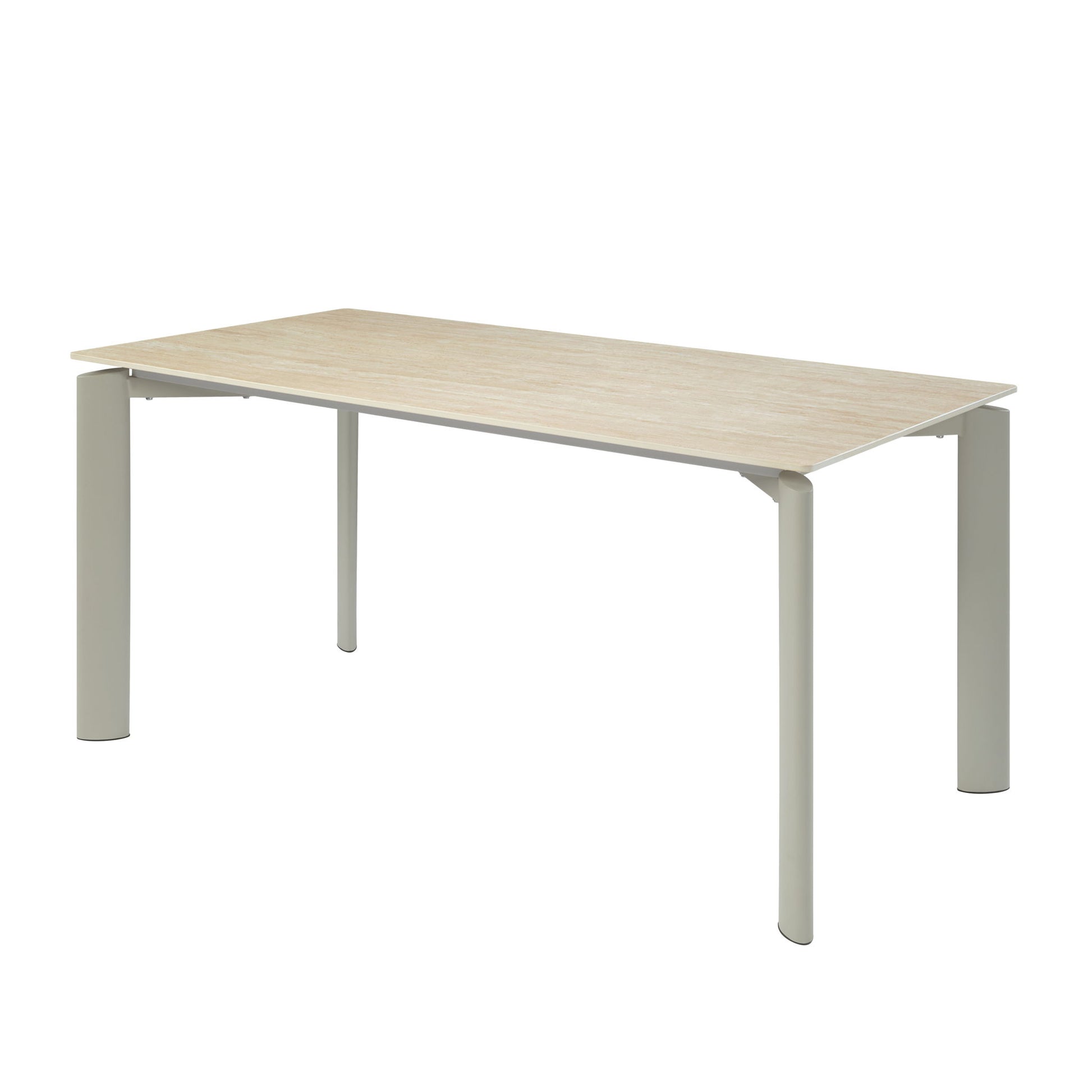 Ingram - Ceramic Top Dining Table - Light Gray Acme