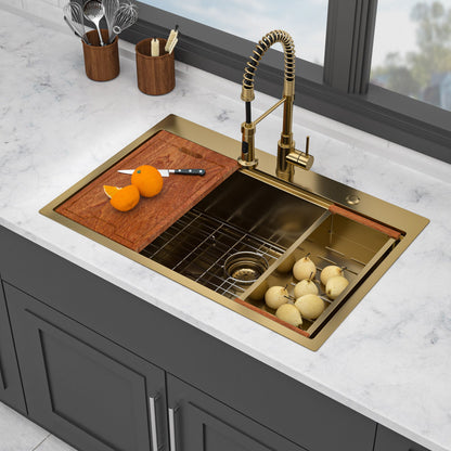 Drop In Kitchen Sink Stainless Steel 16 Gauge Daily Nest