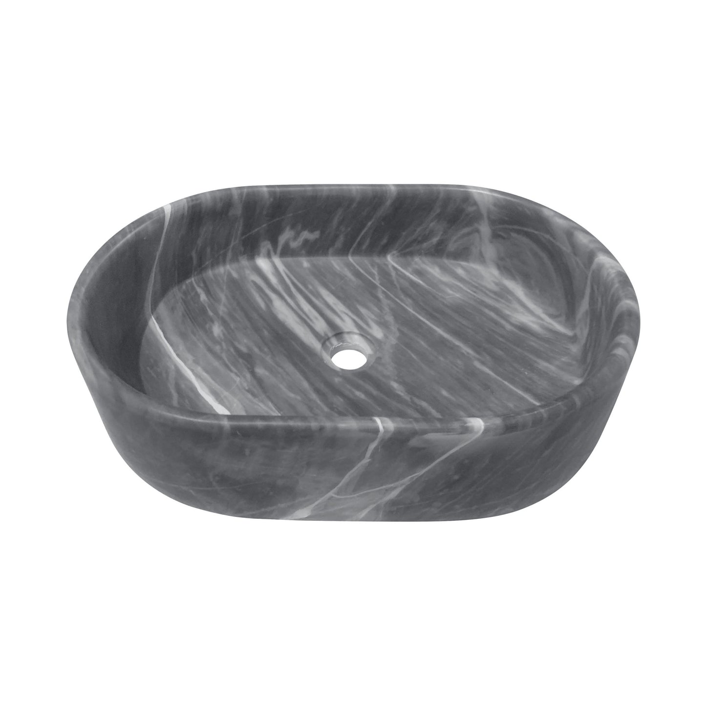 Bathroom Vessel Sink, Semi Polished Surface Daily Nest