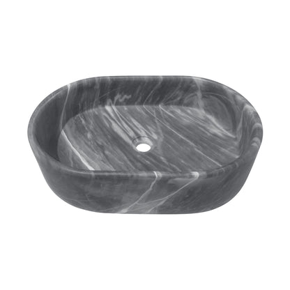Bathroom Vessel Sink, Semi Polished Surface Daily Nest