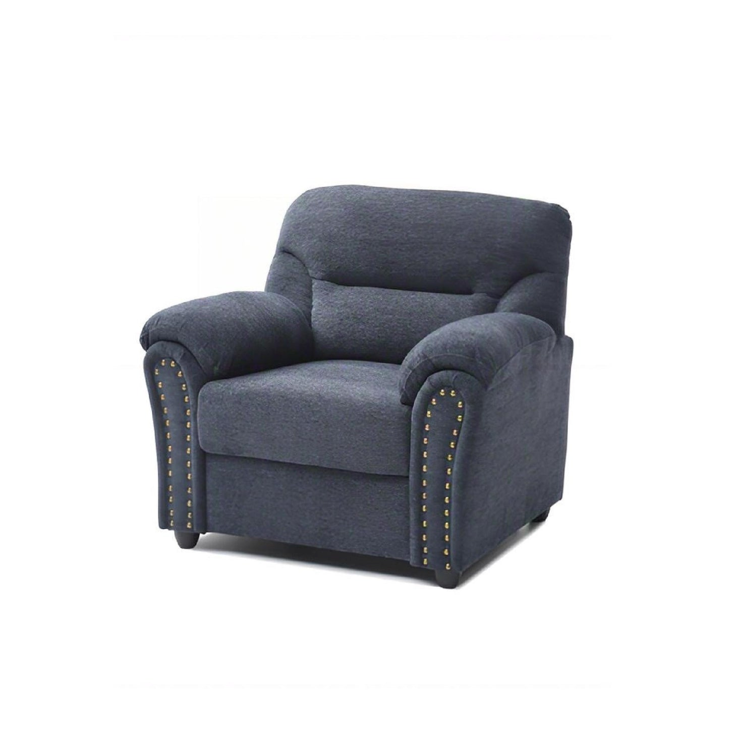 Hamilton - Chair With Hand Applied Nailhead Trim And Pillow Top Arm Cushions Glory Furniture