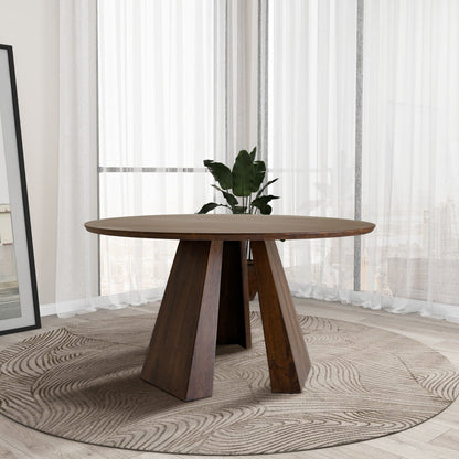 Bolton - Round Dining Table - Walnut Ashcroft Furniture