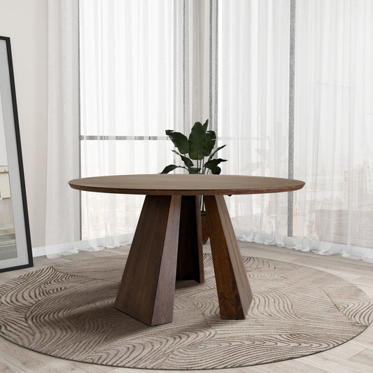 Bolton - Round Dining Table - Walnut Ashcroft Furniture