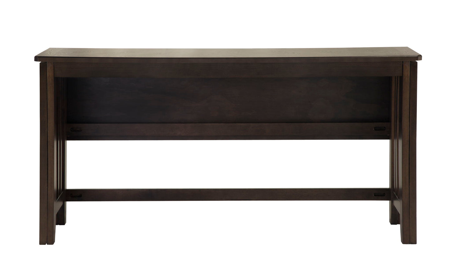 Drop Leaf Table & 4 Stools - Dark Brown Bernards Furniture