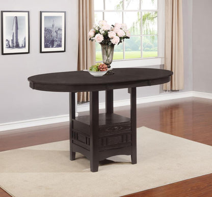 Lavon - Oval Extension Counter Dining Table - Espresso CoasterEveryday