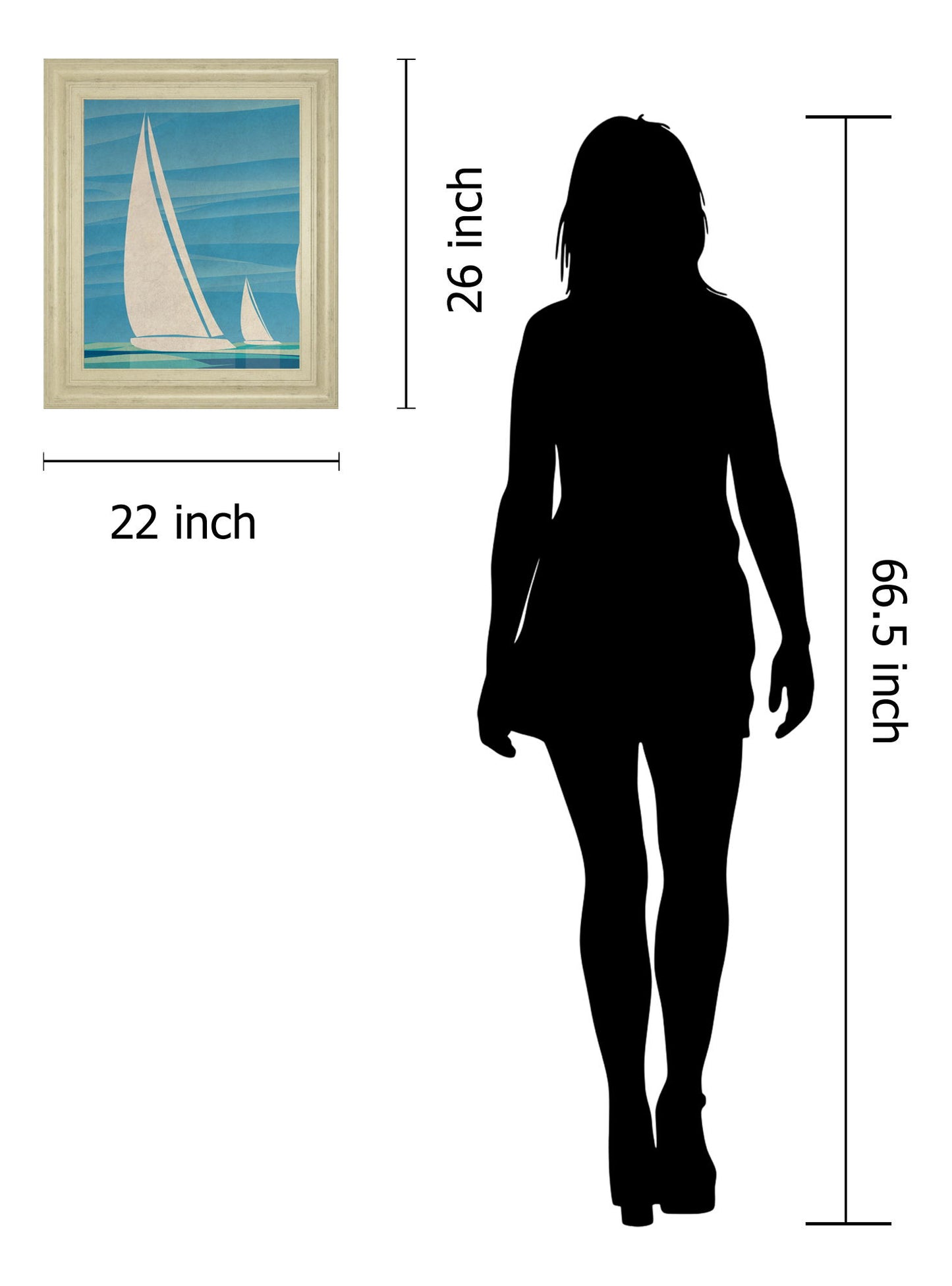 Water Journey I By Dan Meneely - Framed Print Wall Art - Blue