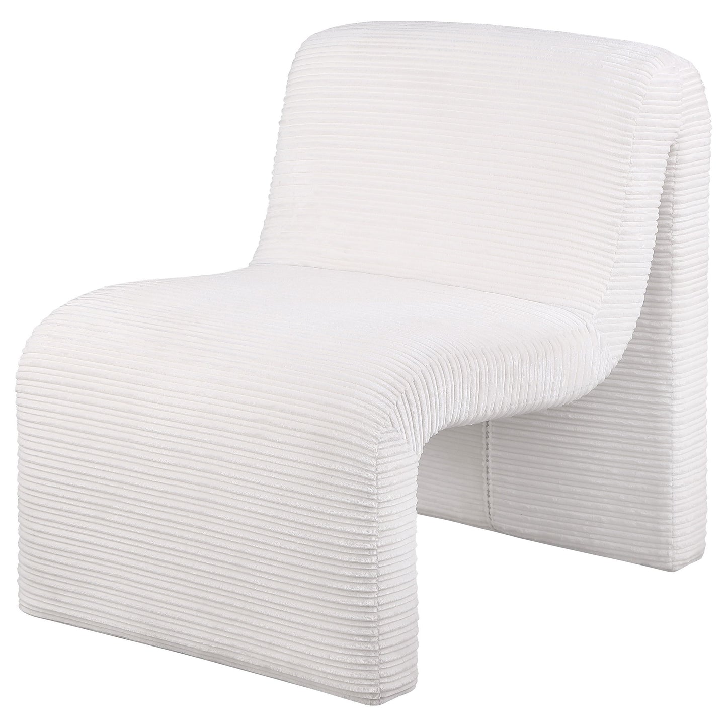 Winne - Curved Armless Accent Chair Furniture Max