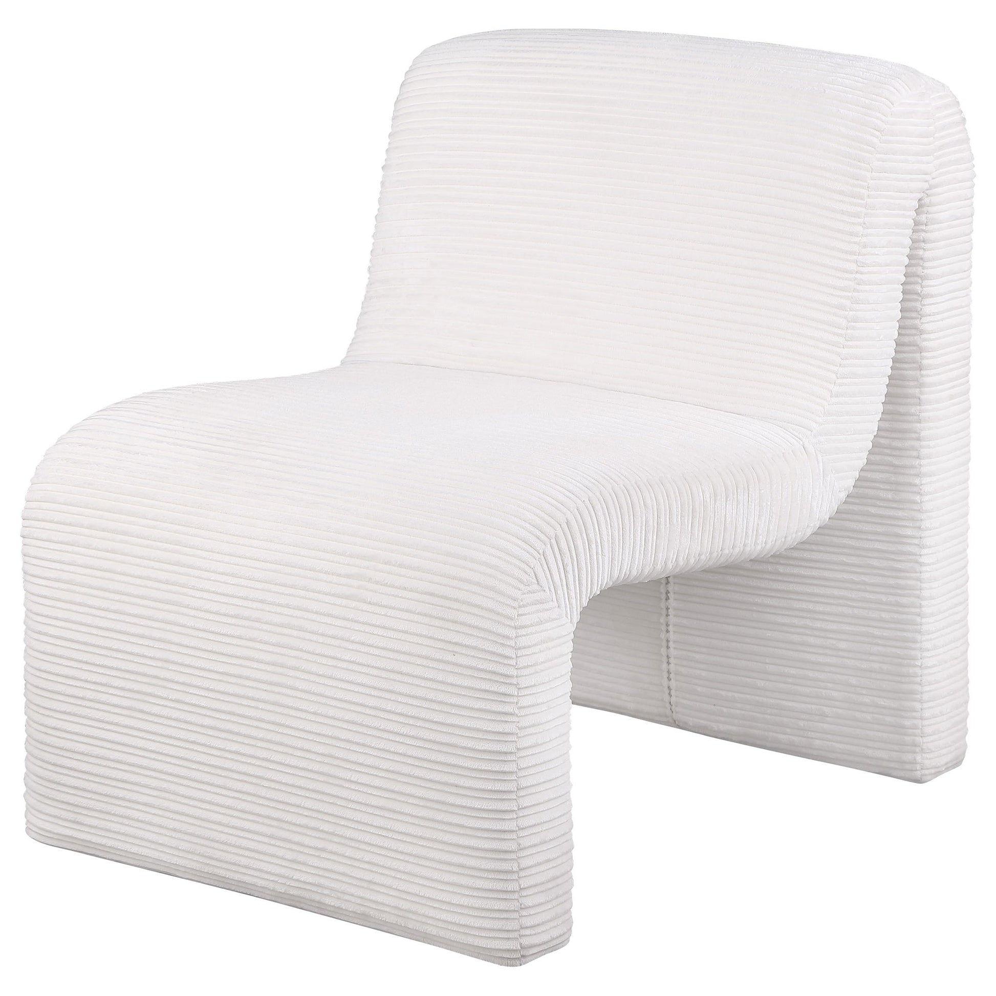 Winne - Curved Armless Accent Chair Furniture Max