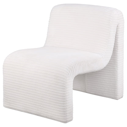 Winne - Curved Armless Accent Chair Furniture Max