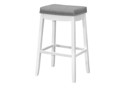 Comfortable Bar Stool, Bar Height, Saddle Seat, Transitional (Set of 2) 8th Street