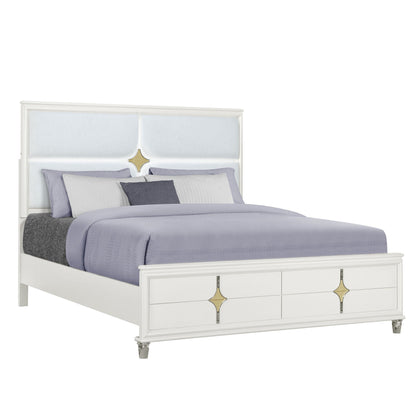 Uriuni - Bed With LED Lights Global Furniture USA
