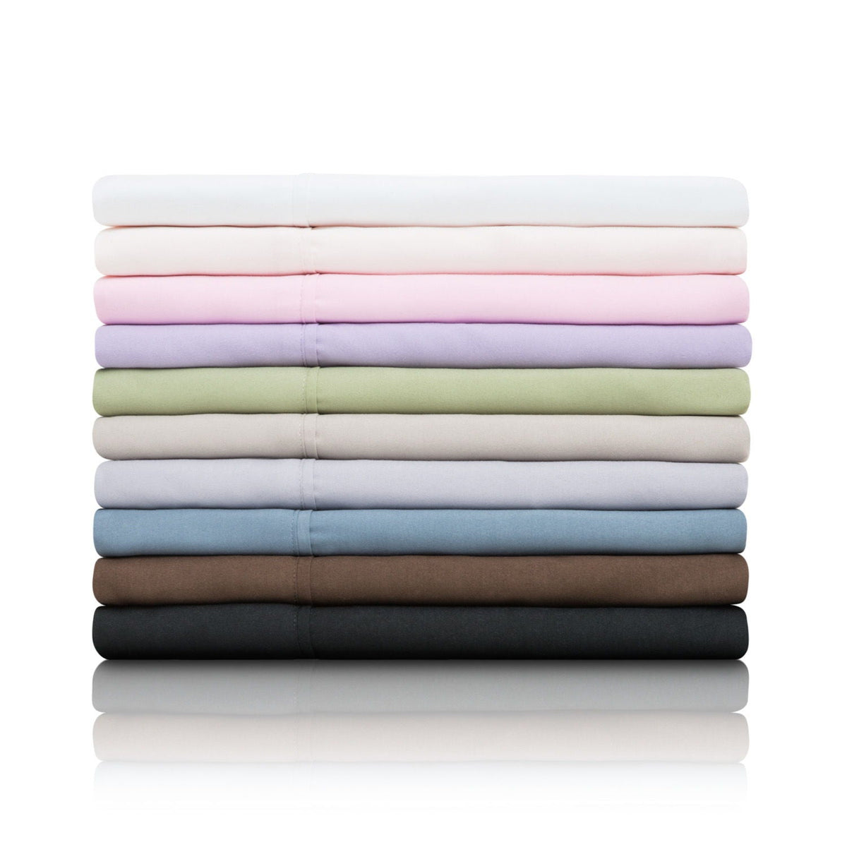 Brushed Microfiber - Bed Sheet - Cot - White Malouf