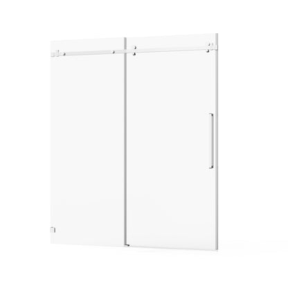 Frameless Tub Sliding Shower Door With Easy Clean Coating Daily Nest