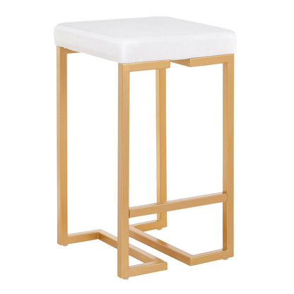 Midas - Contemporary / Glam Counter Stool (Set of 2) Lumi Source
