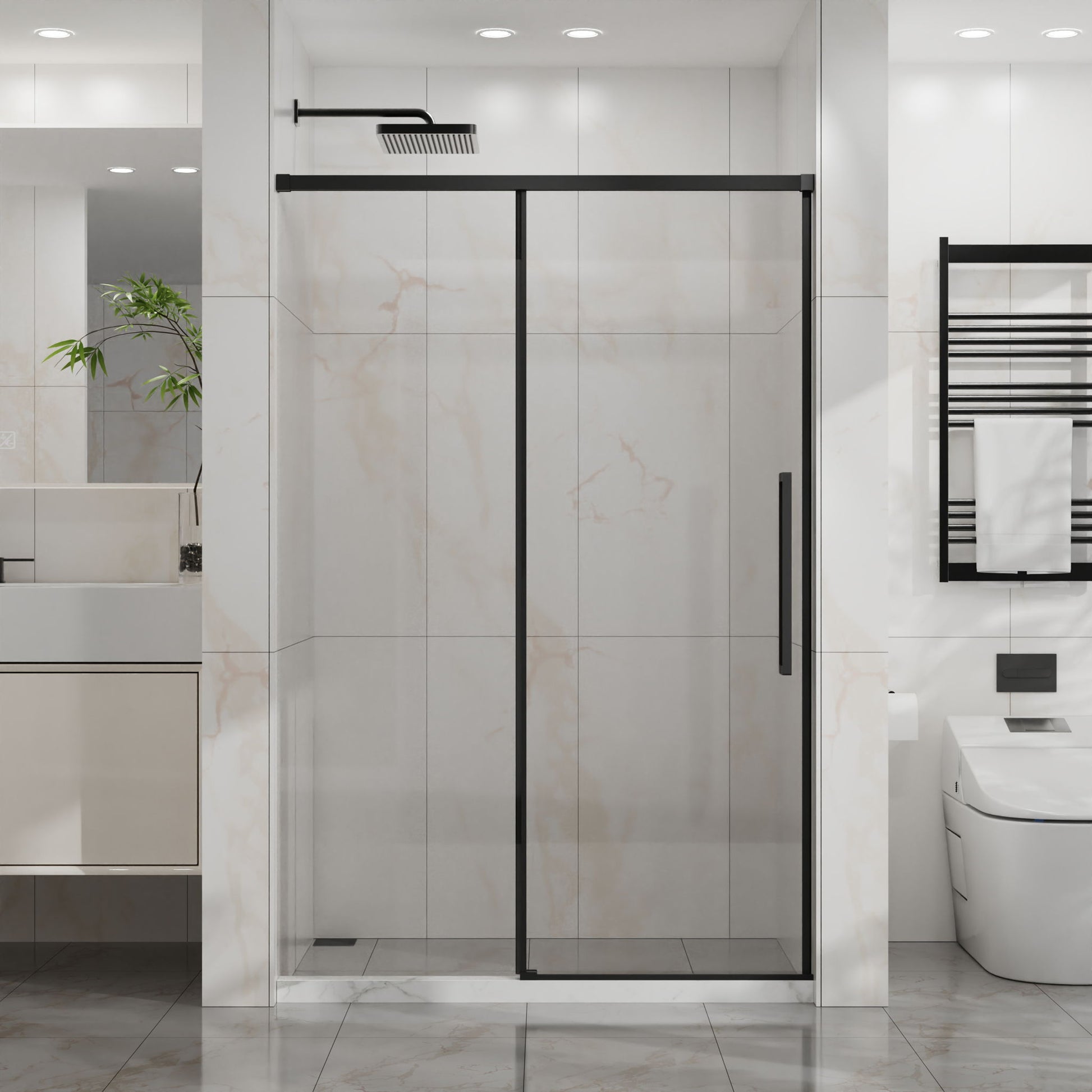 Semi Frameless Tub Sliding Shower Door Daily Nest