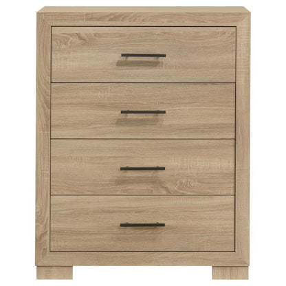 Arielle - 4-Drawer Bedroom Chest Of Drawers - Light Oak Coaster Fine Furniture
