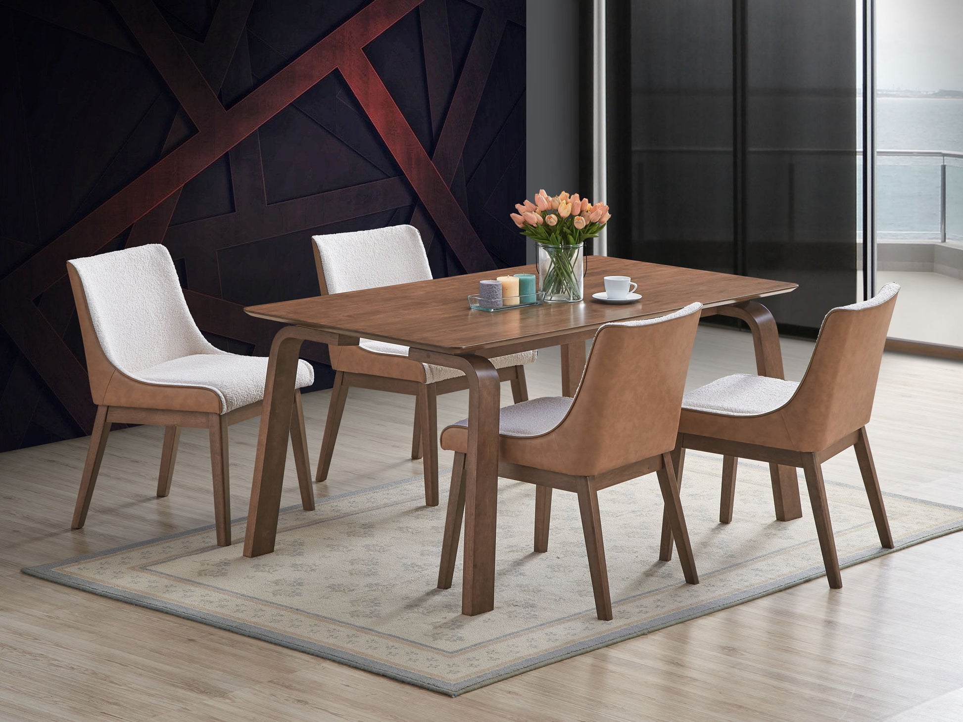 Ginny - Dining Table - Walnut Acme