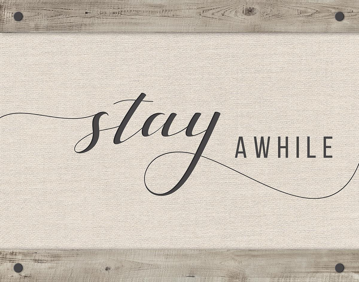 Stay Awhile By Amanda Murray (Framed) - Pearl Silver