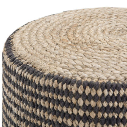 Larissa - Handcrafted Round Braided Pouf Simpli-Home