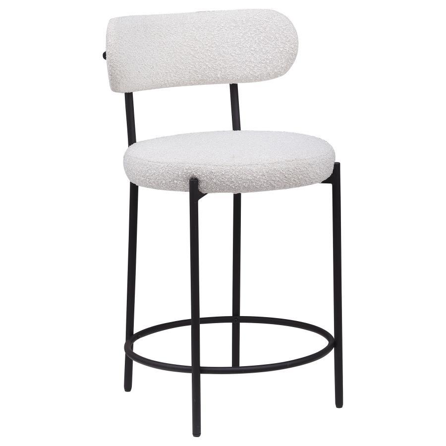 Viola - Boucle Upholstered Bar Stool (Set of 2)