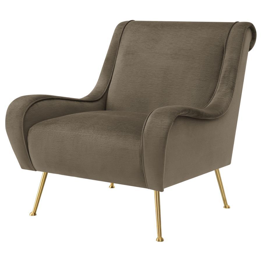 Ricci - Upholstered Saddle Arm Accent Chair Coaster Fine Furniture