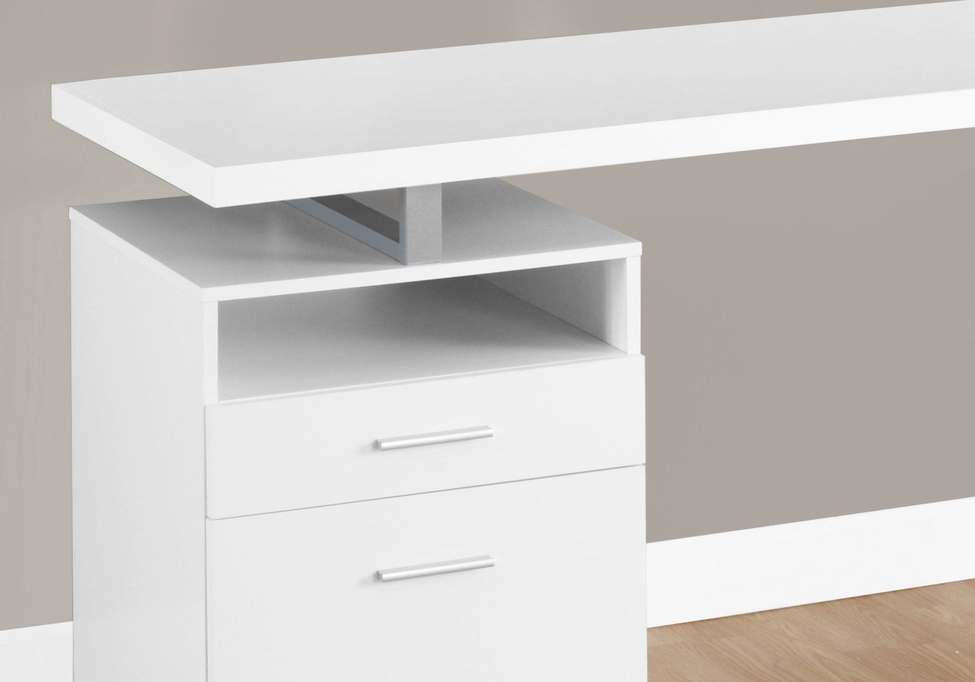 Computer Desk For Home Office, Laptop, Left Right Set - Up, Storage Drawers, Contemporary & Modern 8th Street